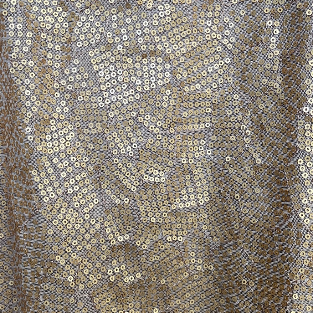 Gold Sequined Tank - Picture 2 of 3